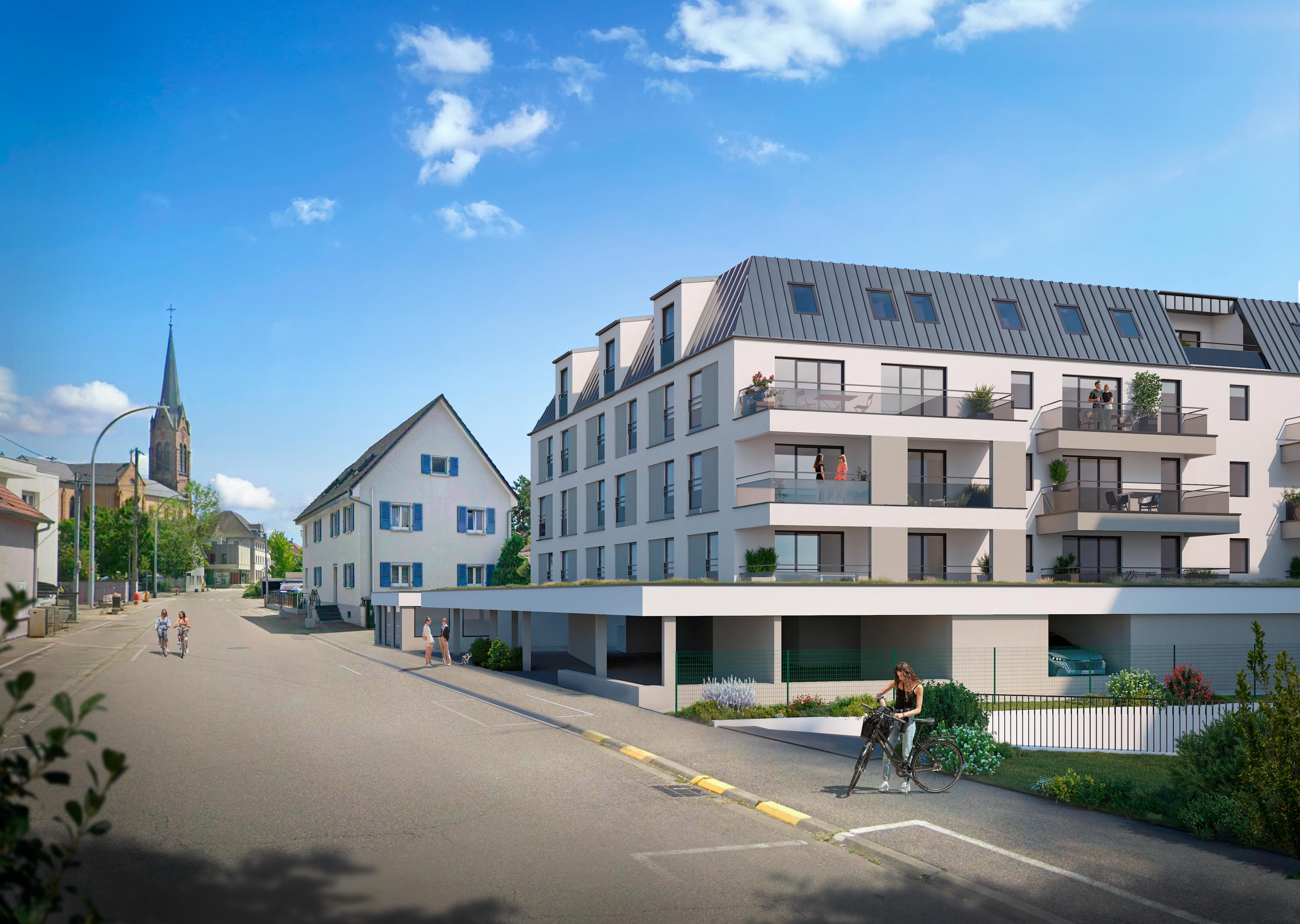 Programme neuf à Village-Neuf – 32 logements – À partir de 141 000 €