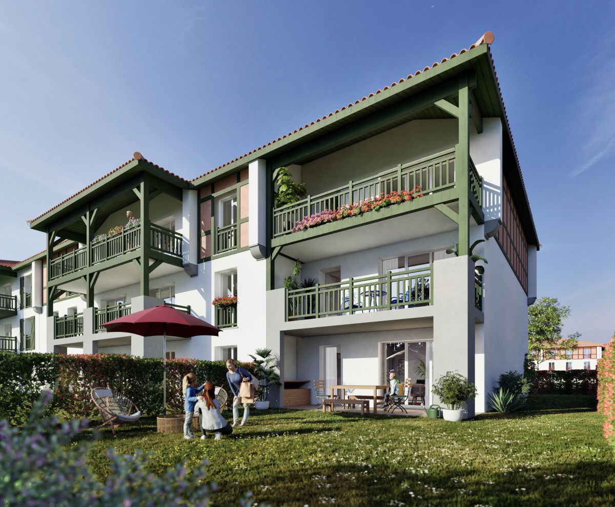 Programme neuf à Saint-Martin-de-Seignanx – 16 logements – À partir de 184 000 €