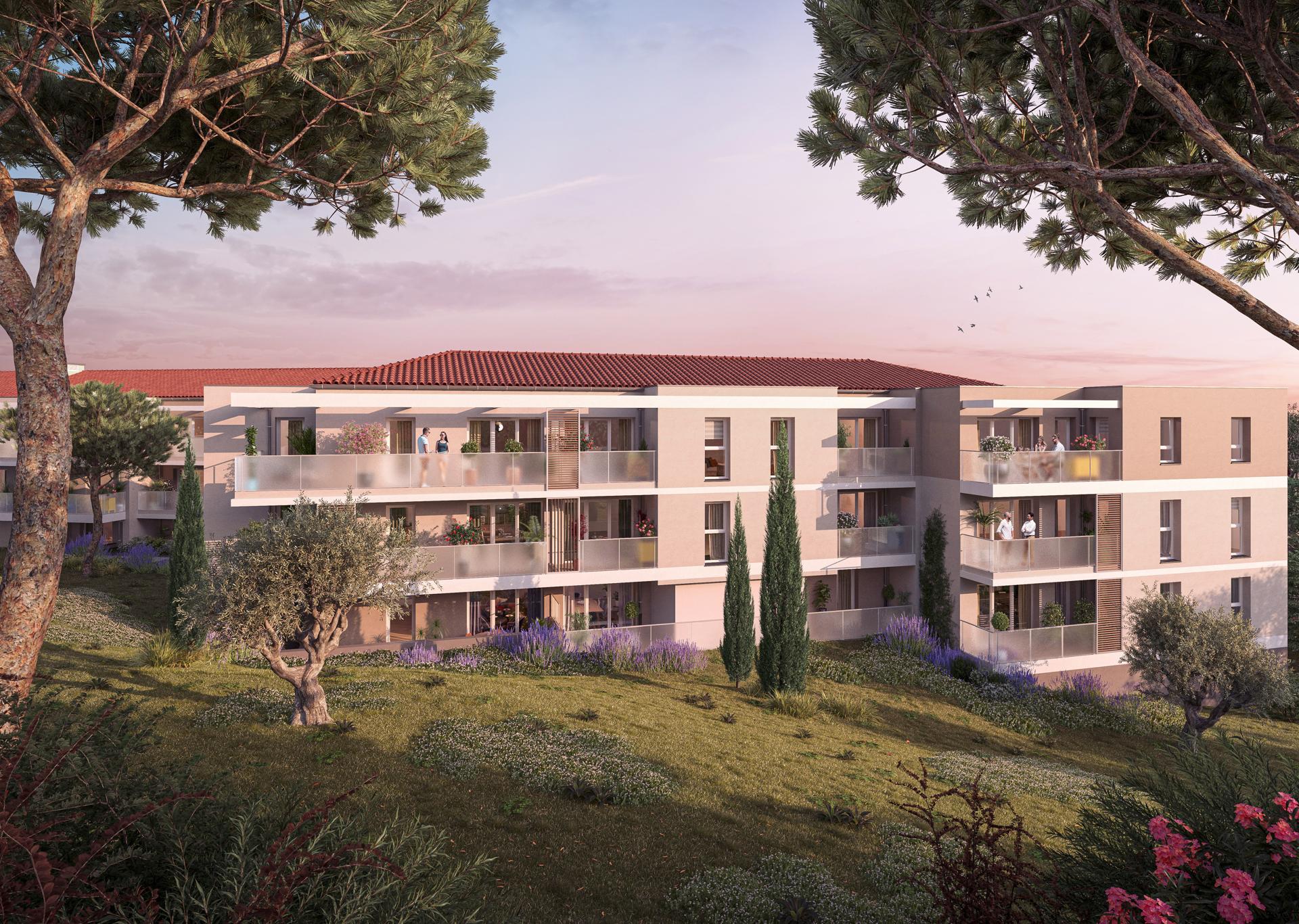 Programme neuf à Cannes – 38 logements – À partir de 278 318 €